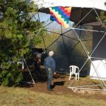 domo geodésico Flowerpower