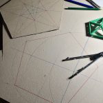 compass regla dibujo