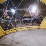 domo glamping interior