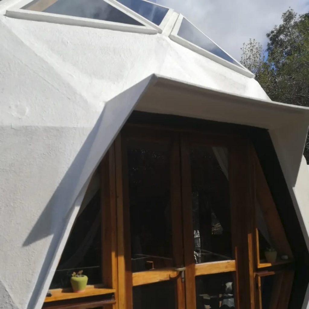 Domo geodésico ventanal solución goteras