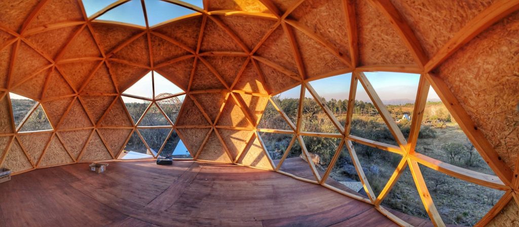 domo geodésico interior argentina