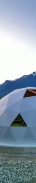 domo geodésico patagonia montañas
